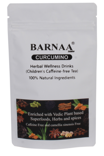 BARNAA CURCUMINO || CHILDREN'S TEA || CAFFEINE-FREE ENERGY DRINK || RICH IN CURCUMIN -38 mg per serve || ZERO ADDED SUGAR || ENERGY 9 KCAL PER SERVE ||