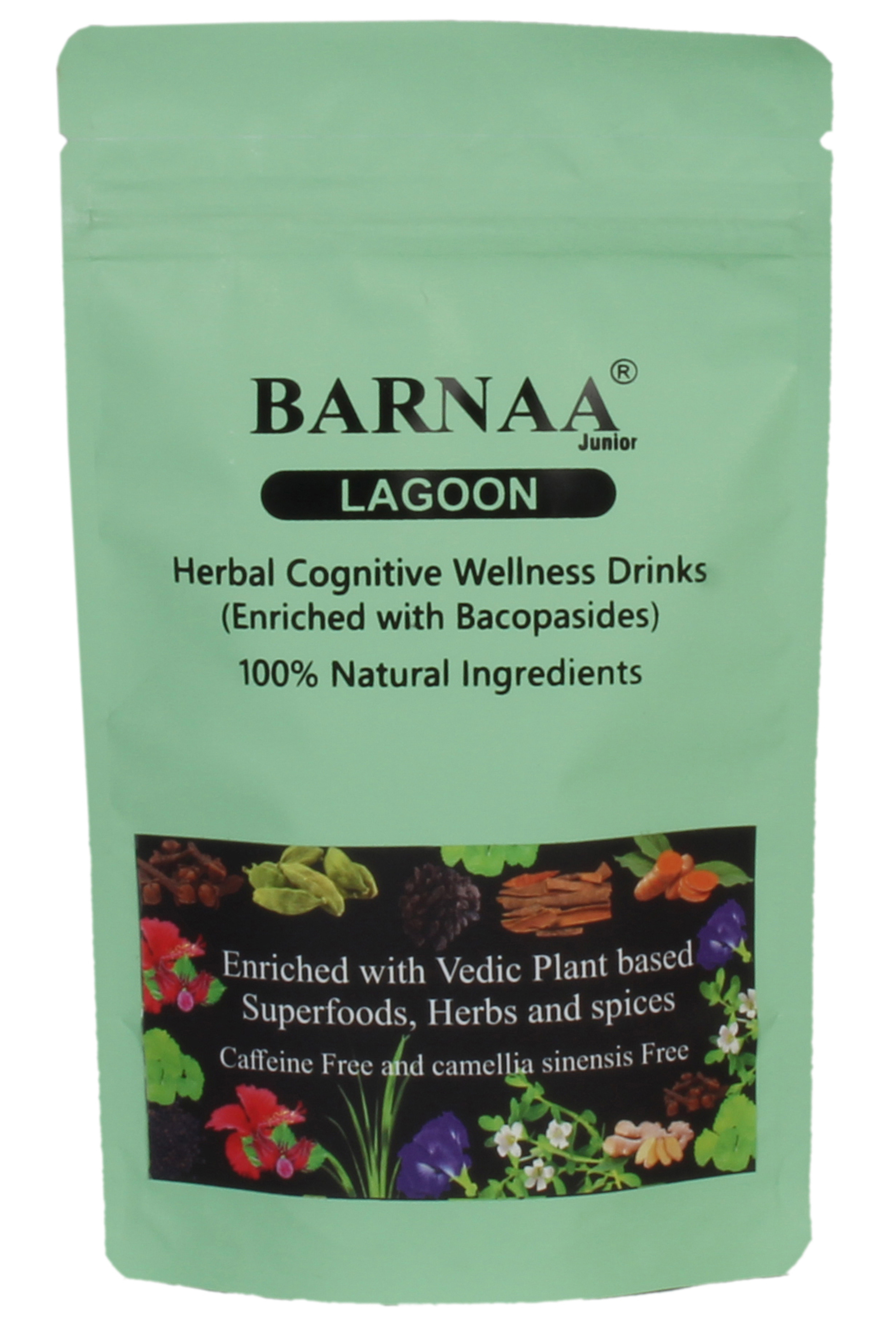 BARNAA LAGOON || Cognitive Wellness Tea ||Suitable for Students || CAFFEINE-FREE ENERGY DRINK||SUPPORT COGNITIVE, IMMUNITY ANTI-IMFLAMATORY