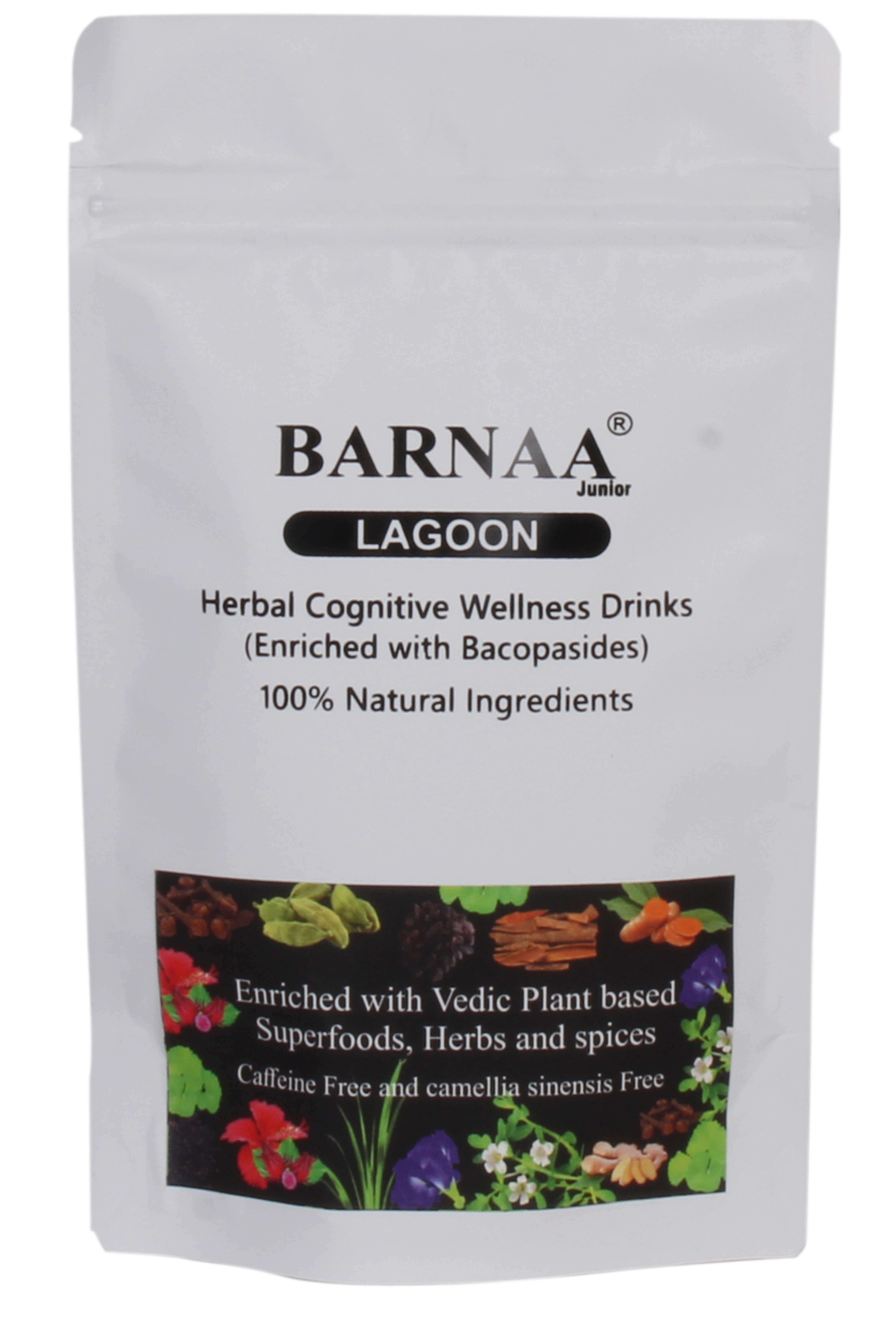 BARNAA LAGOON || Cognitive Wellness Tea ||Suitable for Students || CAFFEINE-FREE ENERGY DRINK||SUPPORT COGNITIVE, IMMUNITY ANTI-IMFLAMATORY