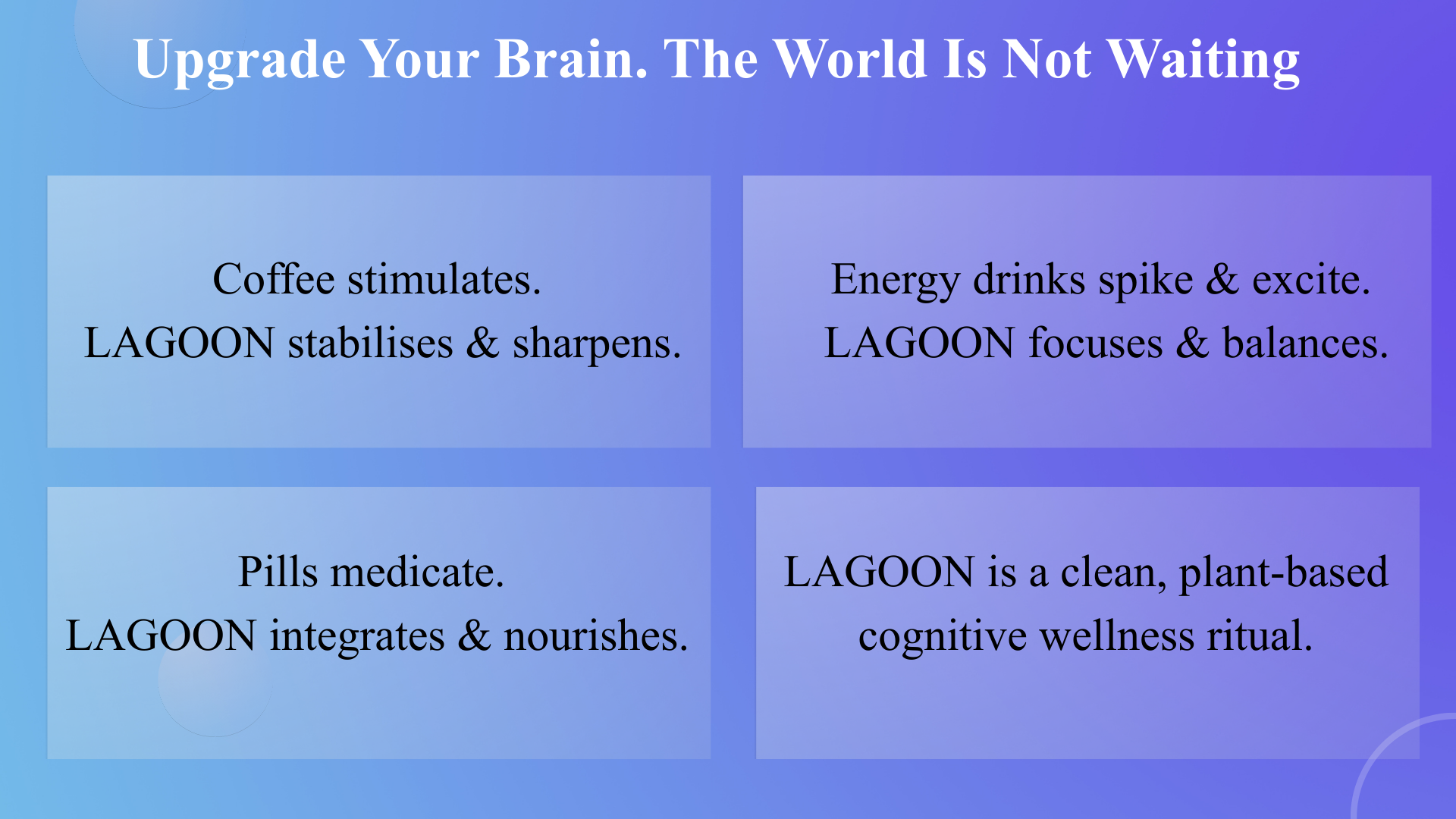 Sharper Focus. Stronger Memory. Mental Clarity. — BARNAA LAGOON Cognitive Wellness Drink